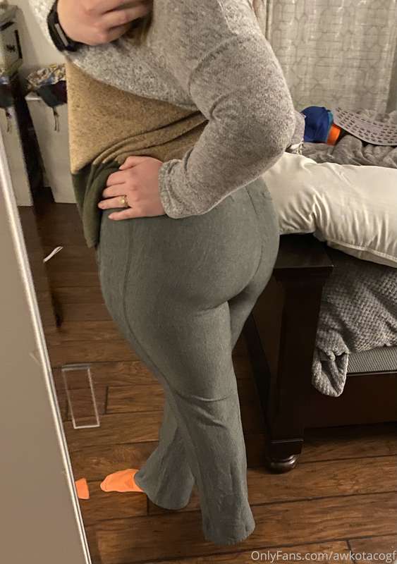 How does my ass look in these scrubs?