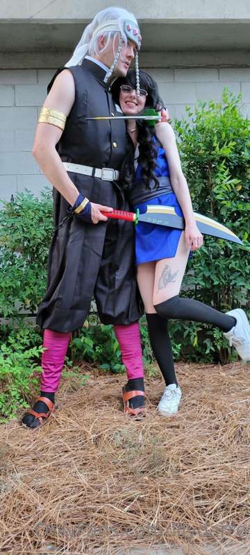 Cons are fun scroll to see us out of the cosplay