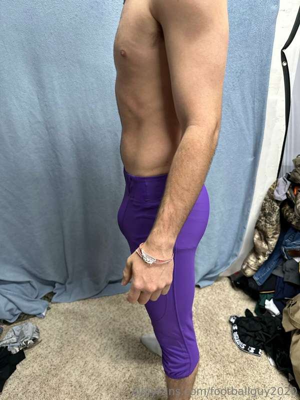 More of the private in football pants! 15