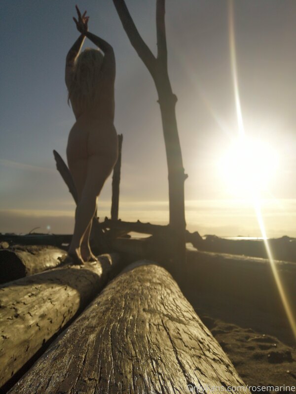 Fine art nude ??? sunrise in the Pacific north west xx taken..