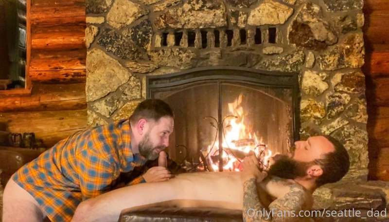 A few weeks ago, I spent the night out at the cabin with @na.. 1