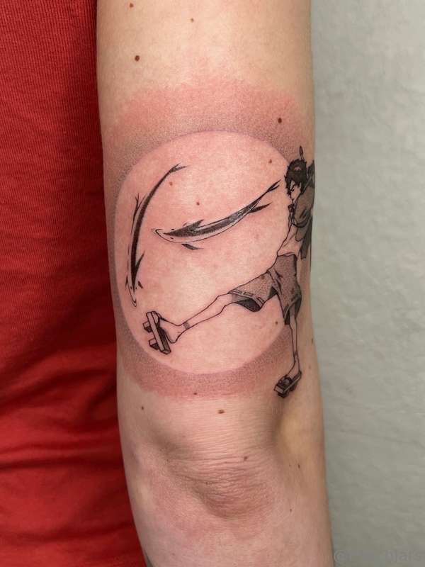 HIIIII. I GOT A NEW TATTOO TODAY :D  From my favorite anime .. 1