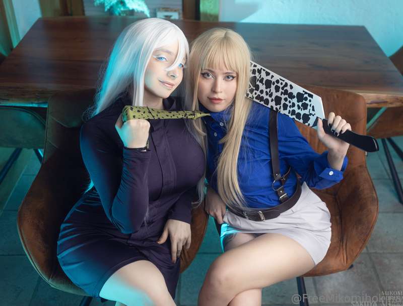 Happy Saturday!👉 @sakuyaya as Nanami👈 @mikomihokina as Gojo