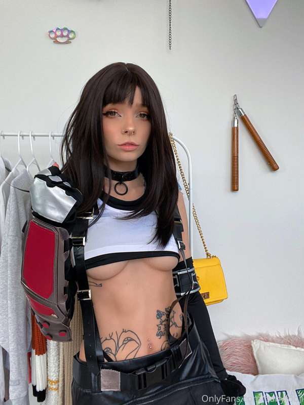 BOOBIES AHHA 🥰🥰 Tifa set pt. 1 🖤㊗️🍒😋 12