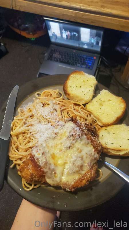I've been cooking real good lately, like a good housewife! C.. 1