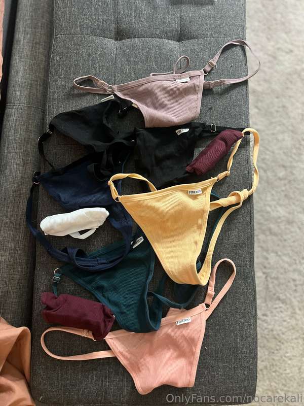 New panties try on 
All for sale starting at $25 for one day..