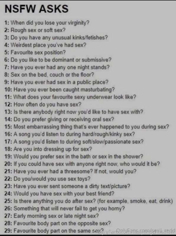 Wanna know some things???
Tip as you feel I won't force it o..