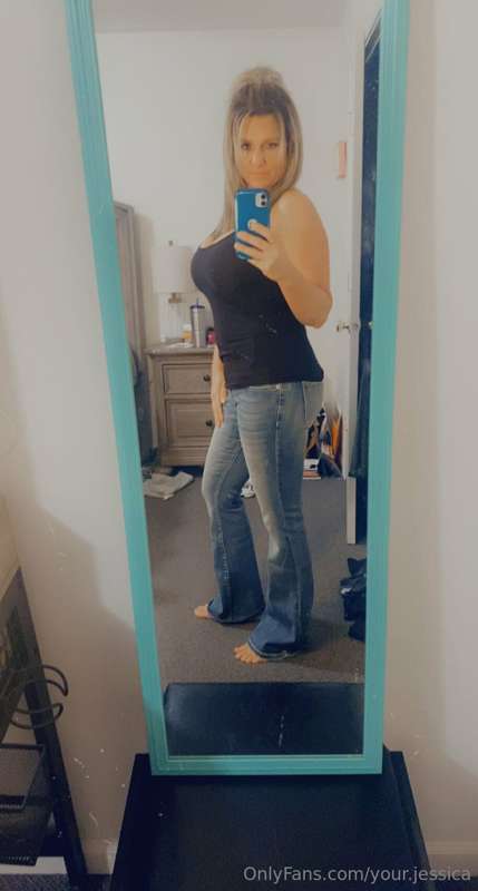 wearing jeans will never go out of style and these look very..
