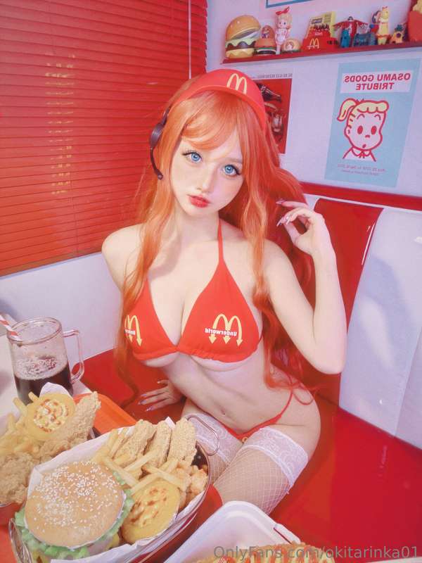 McDonald's Girl Part1 What would you like to order?❤️❤️❤️ 17