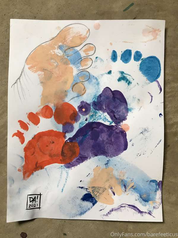 Here is one of the finished artworks that you watched my cre..