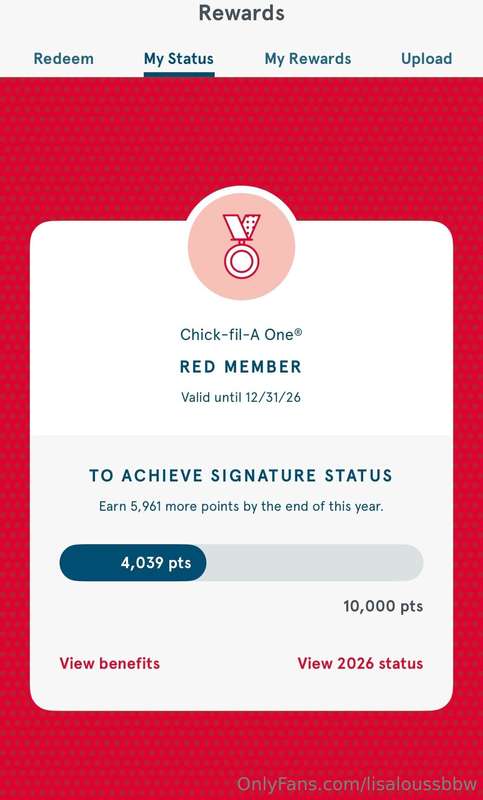 For those wondering, the Chick-Fil-A phase is still going st..