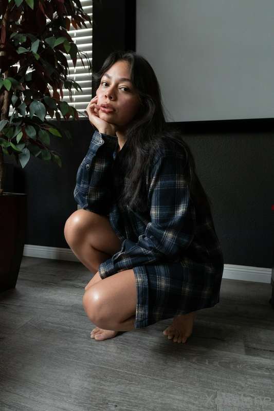 Wearing nothing but your flannel 😼 5