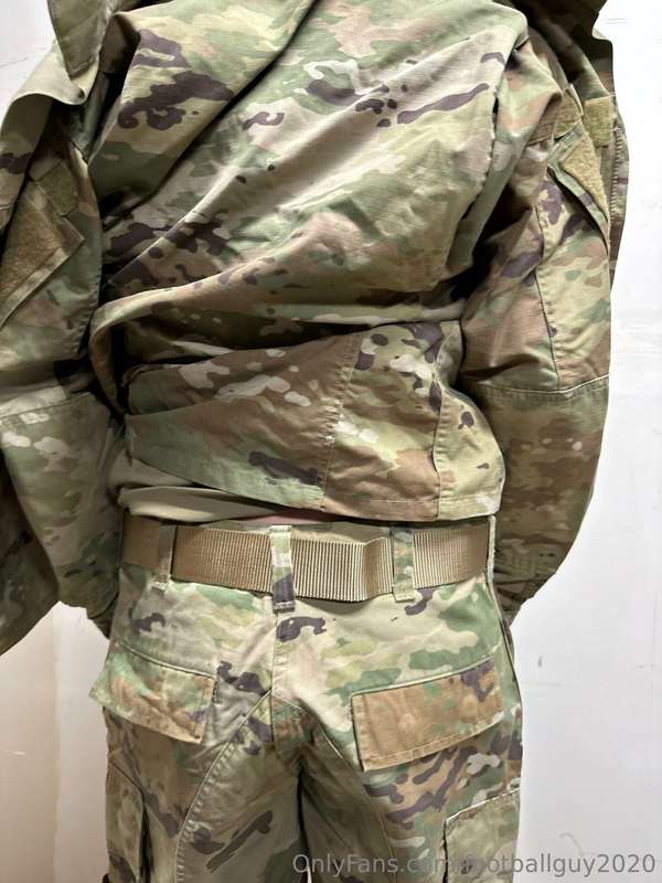 The private doing a little stripping down to his military br.. 13