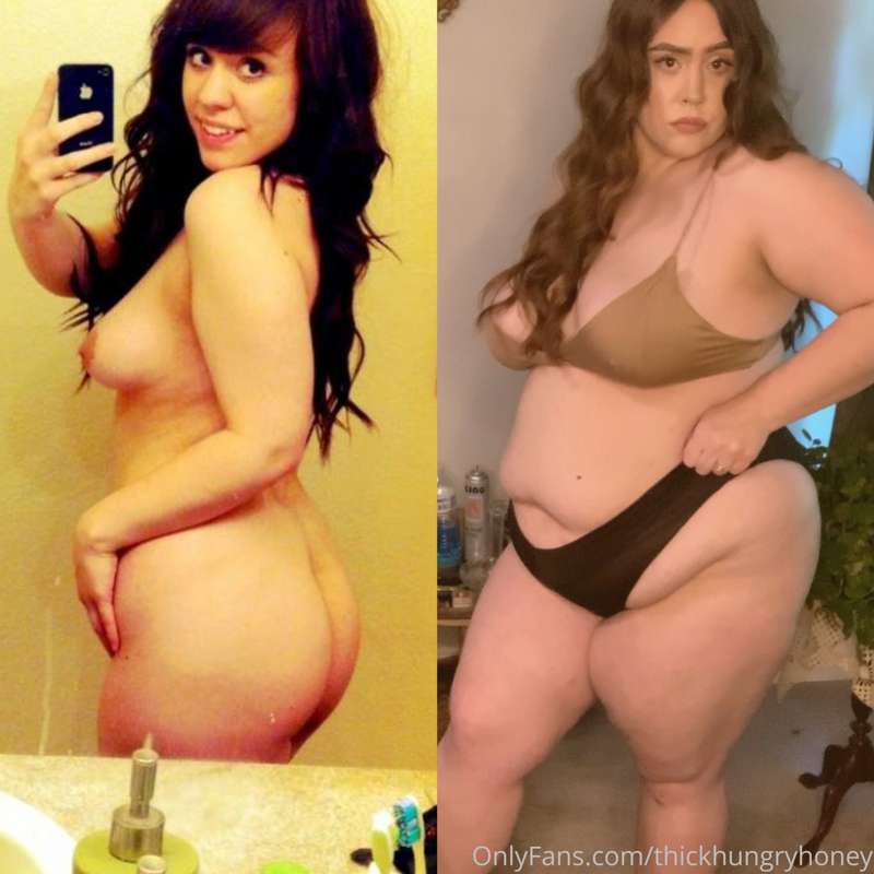 Look at this fat little pig! From healthy and normal to over..
