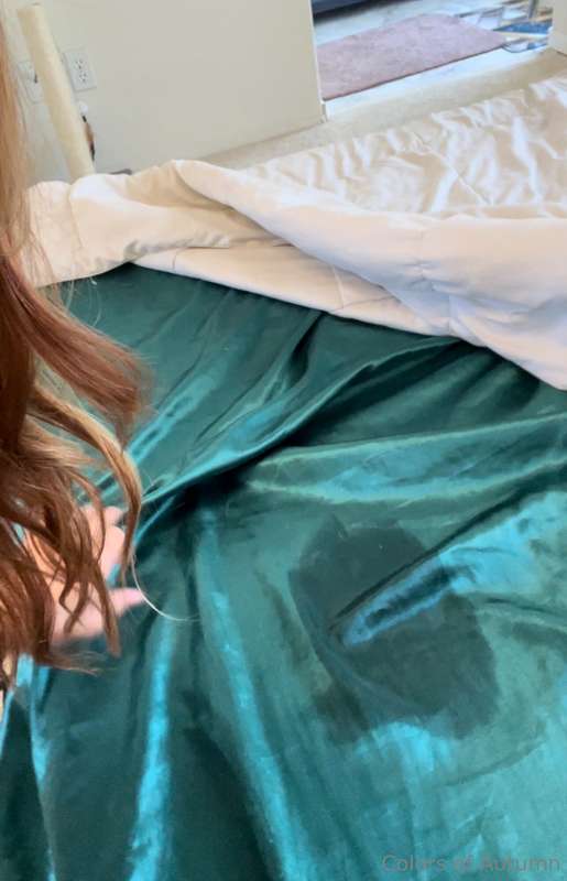oops....looks like I'm going to have to change my sheets