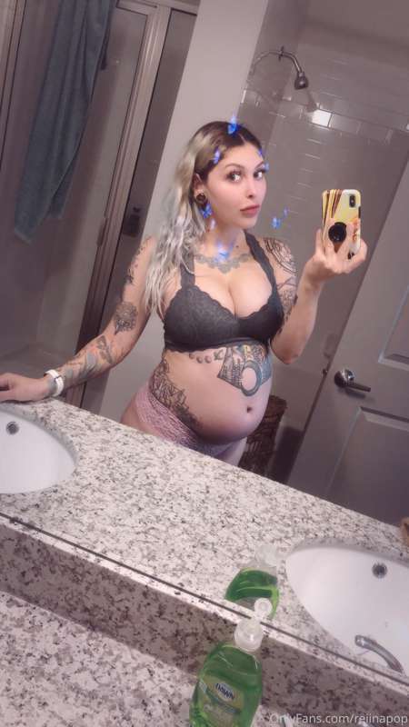 You’re watching me grow ;D my “before” belly looks bigger th.. 5