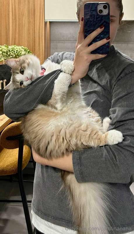 itty bitty kitty🐈 It seems like Manyunya is so spoiled, the ..