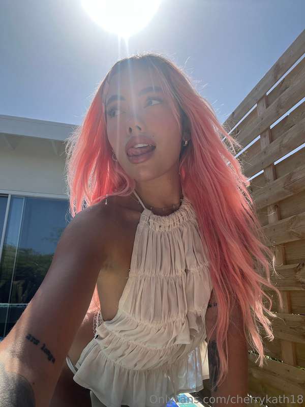 Tasting my new lips flavor 🍒