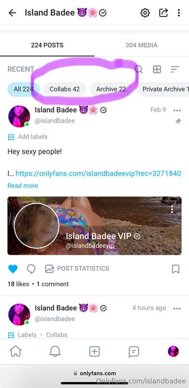 You can filter my videos to see my collabs & solo vids.  BUT..