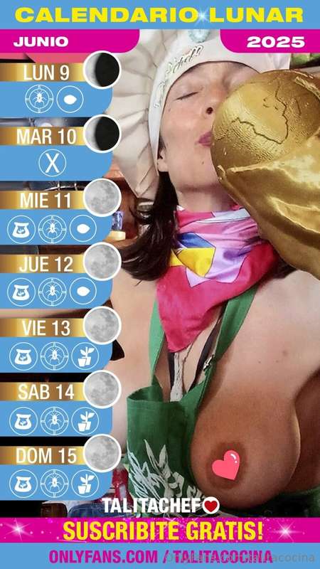 Ya salió tu calendario lunar de Junio para potenciar tus cul.. 2