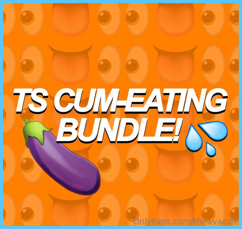 ***NEW! 🚨 TS CUM-EATING BUNDLE!*** 🍆💦

**Me and my TS girlfr..