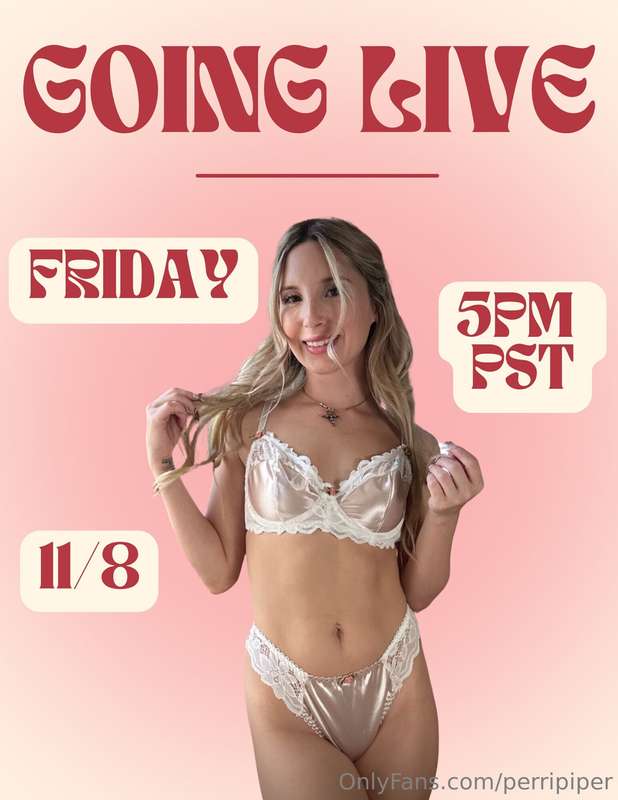 TONIGHT! TONIGHT! TONIGHT! 🩷📹