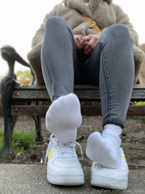 It’s always a good feeling to air my hot sweaty feet after a..