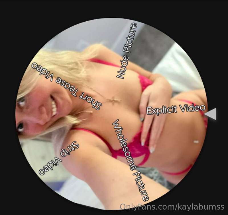 you’ll get a reward if you spin the wheel!! 🍑👅 depends on ho..