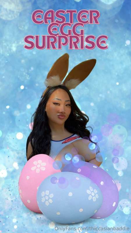 *****Happy Easter*****  Your thicc asian bunny has prepared ..