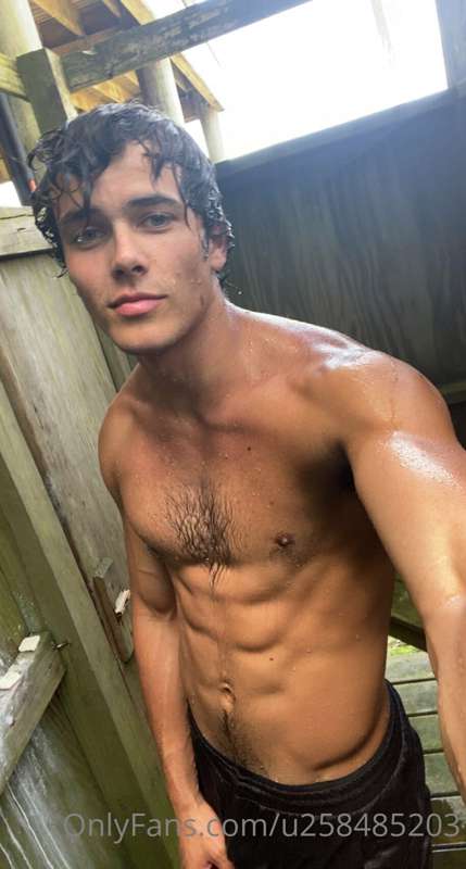 The other day in the outdoor shower 1