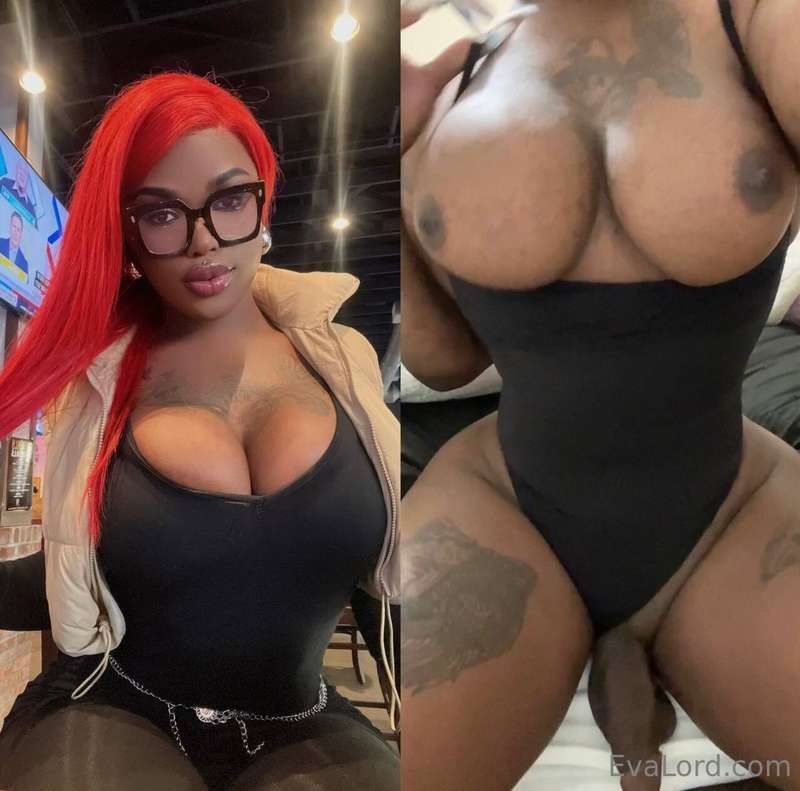 YOU MUST subscribe to my *BIG BLACK DICK & ASS* TS BESTIE 😻 ..