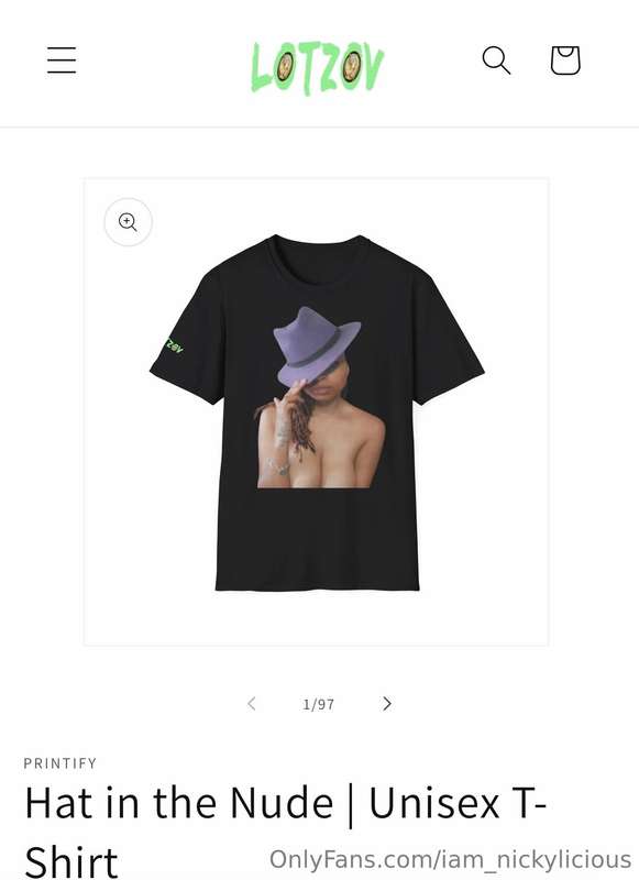 Get your self wearing my ‘Hat in the Nude’ Tee  TAP ⤵️ 2 BUY..
