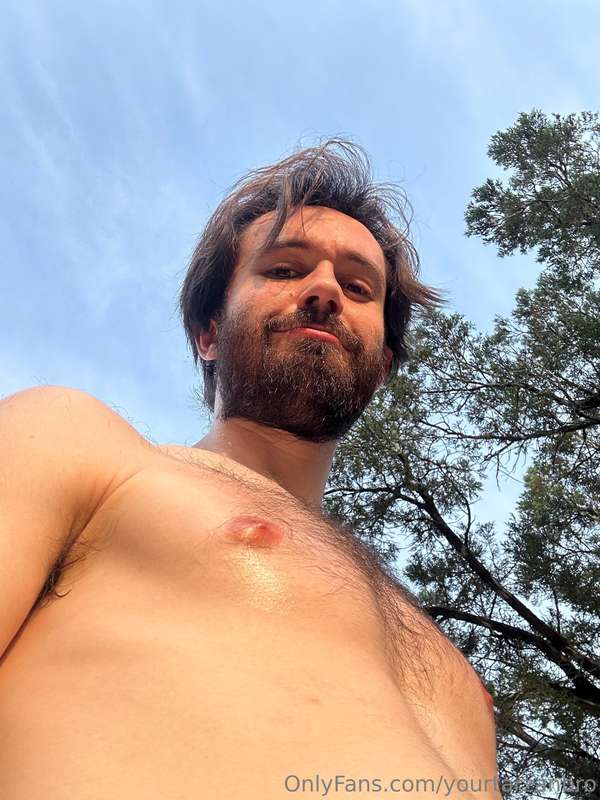that sunset felt so good 😋☀️ playing with my nips and pits i.. 1