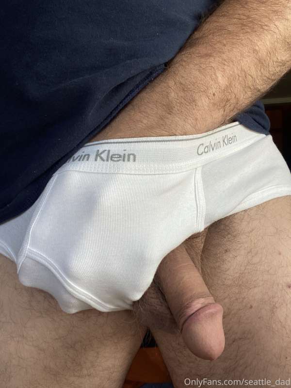 Dad’s just playing around in his briefs.  He loves it when y.. 8