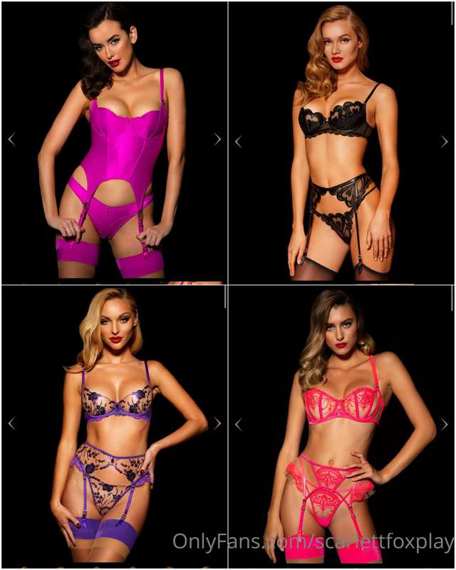 What Honey Birdette Set should I wear for my new content?! 😍..
