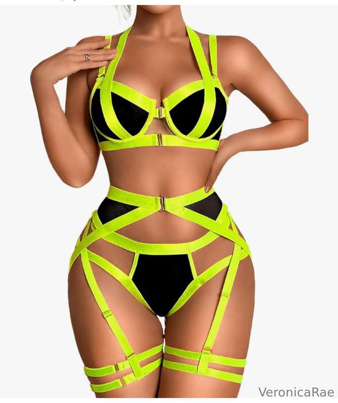 I have another look to shoot before these two but… sexy neon..