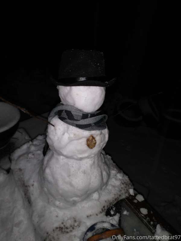 Not the picture I was planning on taking in the snow but it'..