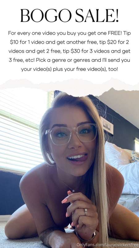 BOGO VIDEO SALE TODAY! - Have you joined in on the fun yet?!..