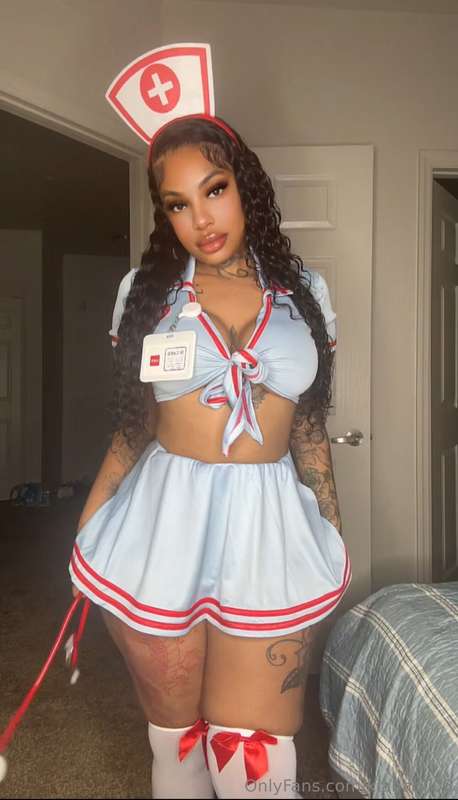 Like my outfit ? 🤪👩🏽‍⚕️🏥 tip this post $8 to get my new sexy.. 1
