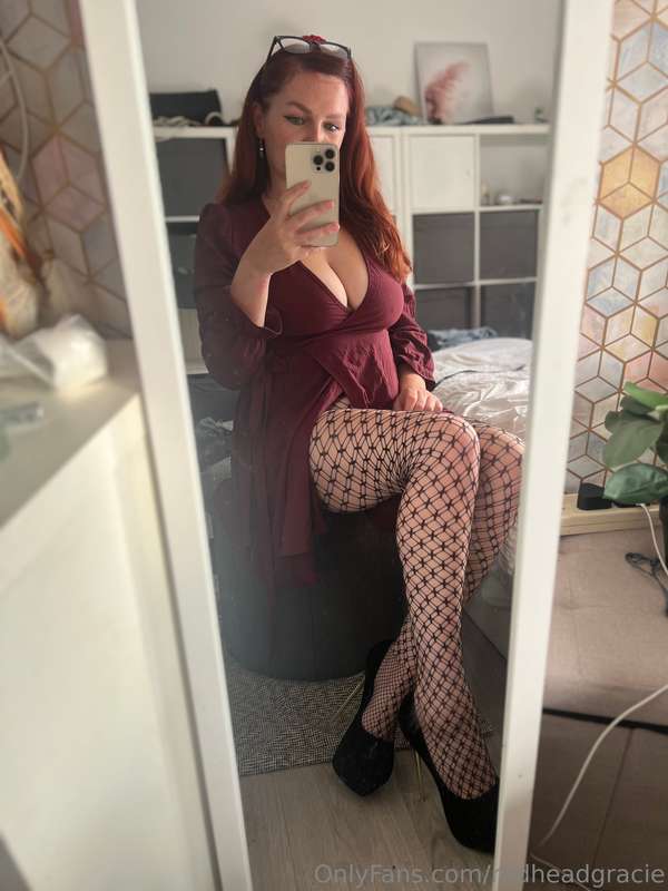 Stockings or fishnets?  2