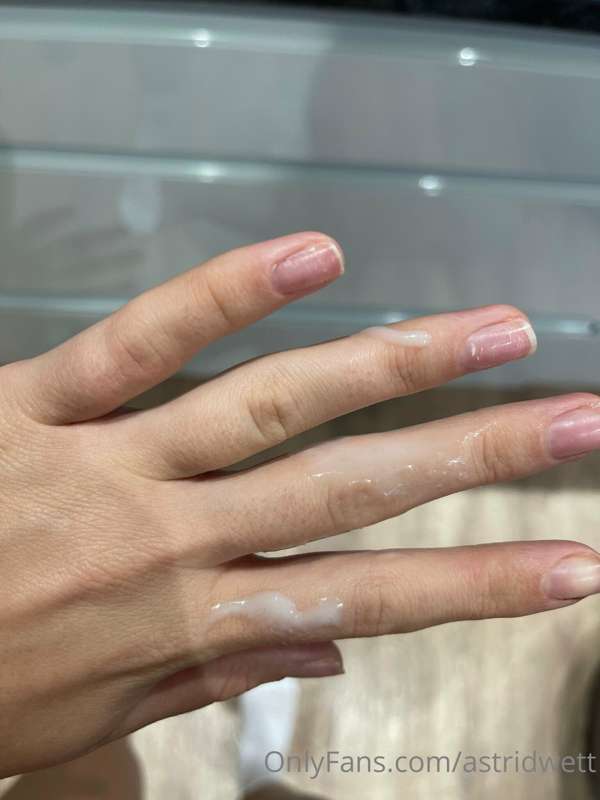 I fingered my Pussy this morning, look how much I came 🥵💦💦 2