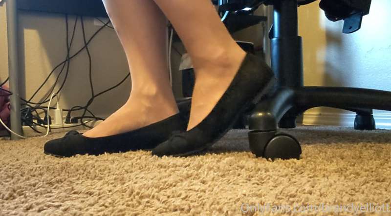 Pic for the Flats with Nylons Shoe Play I just posted!