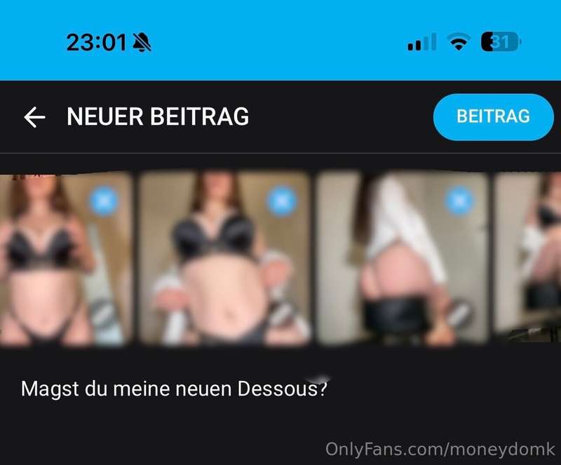Neue Bilder online auf Onlyfans.com/kmoneydom 💙🤍