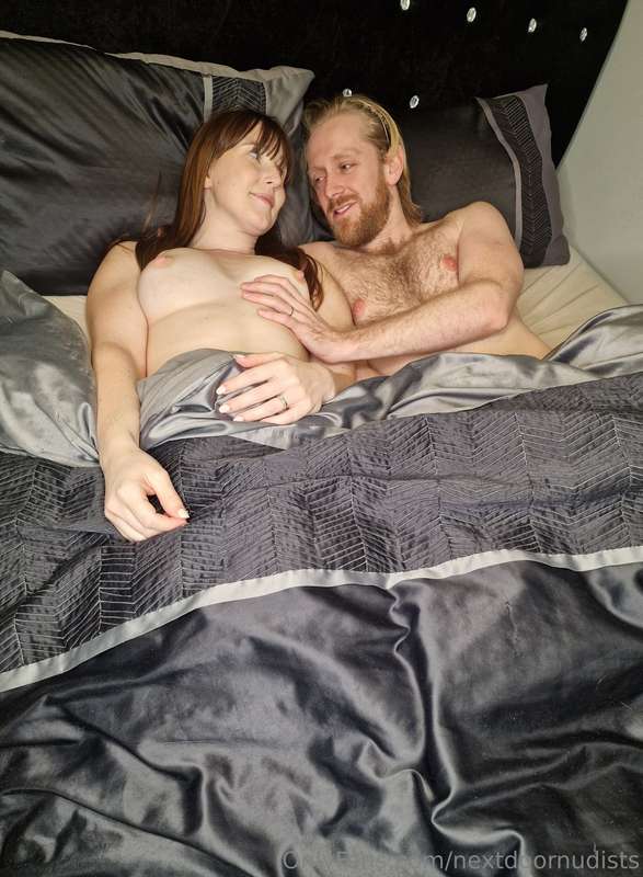 Bedtime at the Next-door Nudist household 🌙💕  Decided to put.. 8