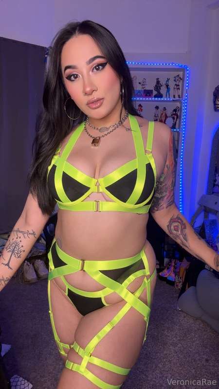 first half of the neon green set I think this is my favorite.. 10
