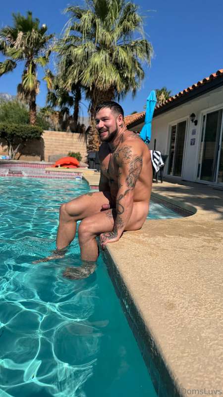 Me at the pool being a fool 😂 24