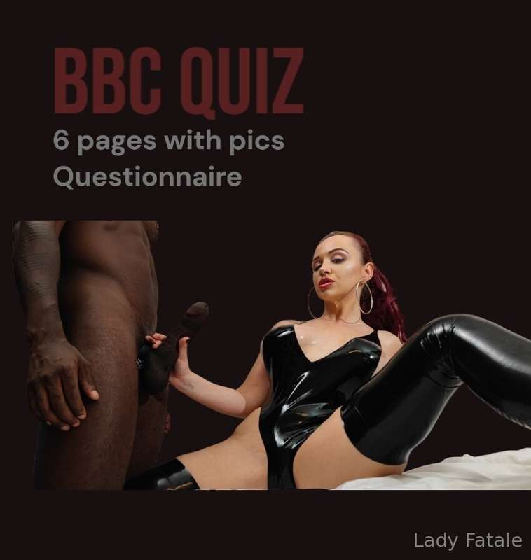 NEW EXCITING QUIZ! You really need to be ready on taking my ..