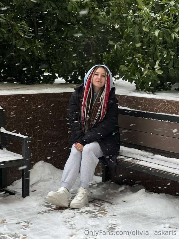 How incredible that the first snow fell today! It's just lik..
