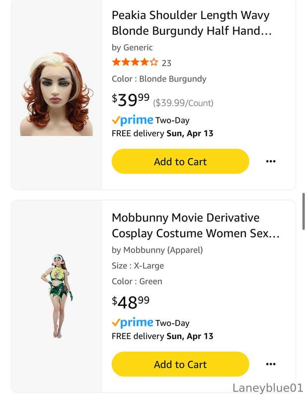 Added a bunch of new cosplays to my wishlist🙈 send me one an.. 3