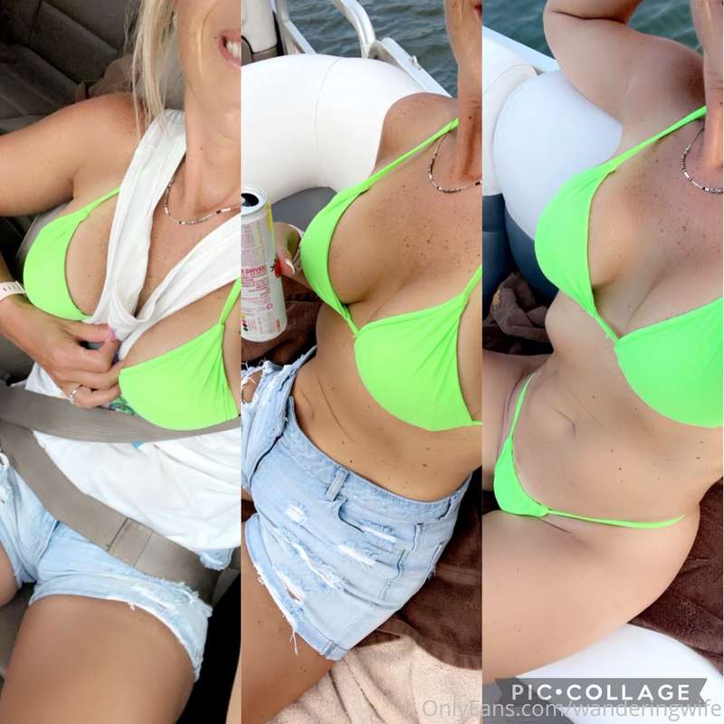 Just a mom and her swimsuit…😈